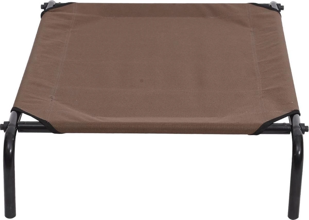 Merkloos Hondenbed - Hondenstretcher - Honden Ligbed - Inclusief 2 Overtrekhoezen - XL - 110x68cm - Grijs En Koffie - Afbeelding 4