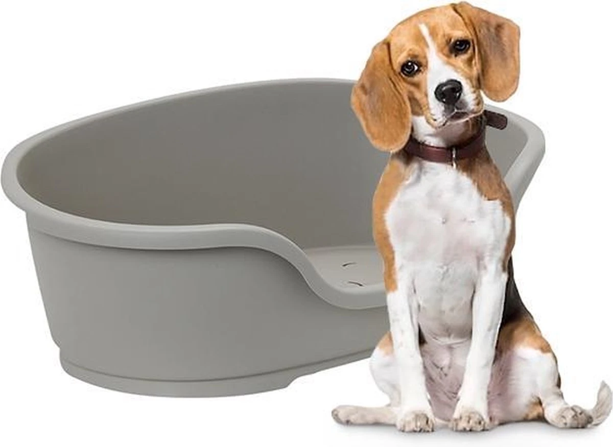 Flamingo - Hondenmand Domus - XL - Grijs - 80/92 X 61 X 26 Cm - Afbeelding 3