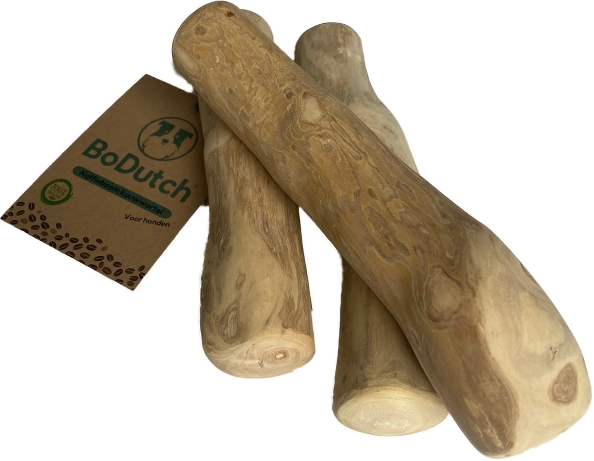 BoDutch - Koffieboom Kauwwortel - Maat L - Hondensnack - Afbeelding 6