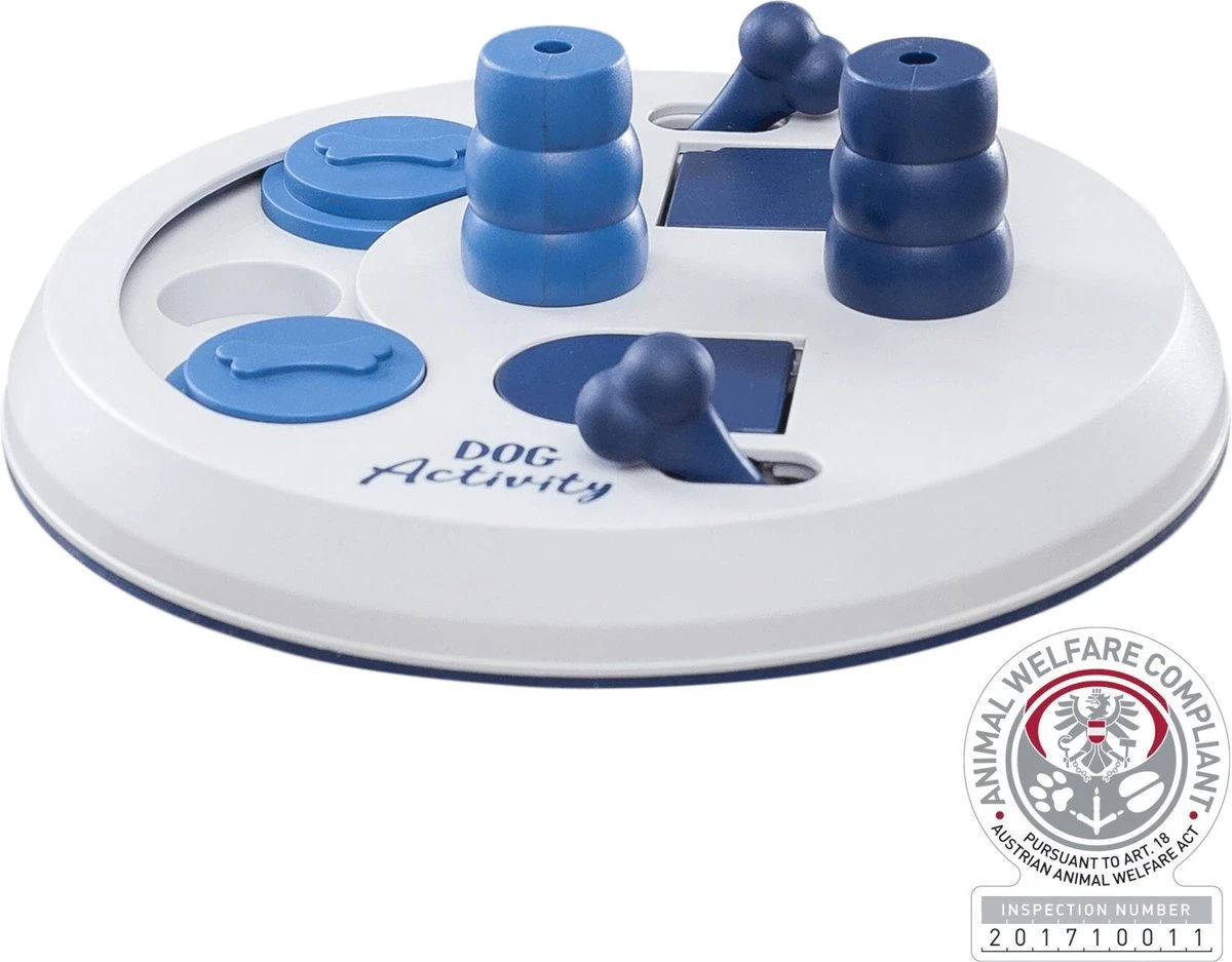 Trixie Honden Activity Flip Board - Hondenspeelgoed - Wit/Blauw - 23 Cm - Afbeelding 4