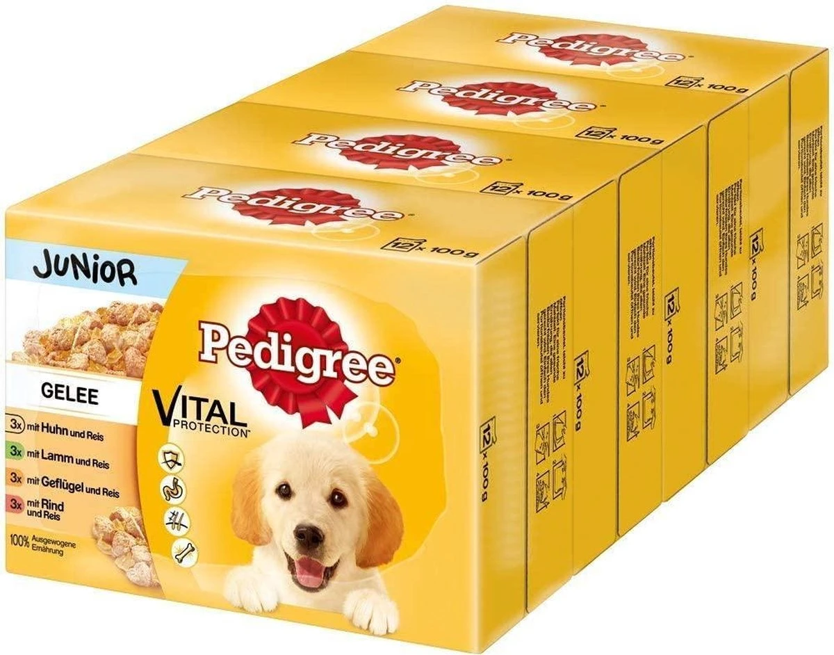 Pedigree Nat Hondenvoedsel 40 Zakjes Van 100gr = 4 Kg Nat Hondenvoer - Afbeelding 4