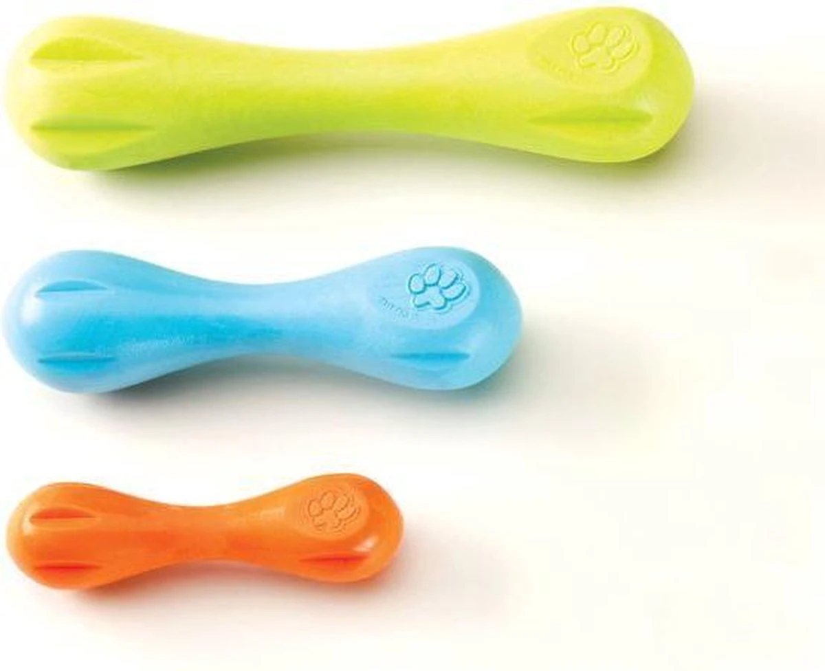 West Paw Zogoflex Hurley - Super Sterk Kauwbot Voor Honden - Kleur: Blauw, Maat: Large - Afbeelding 8