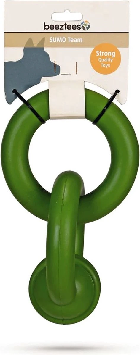 Beeztees Sumo Team - Hondenspeelgoed - Groen - 25x15x7,5 Cm - Afbeelding 2