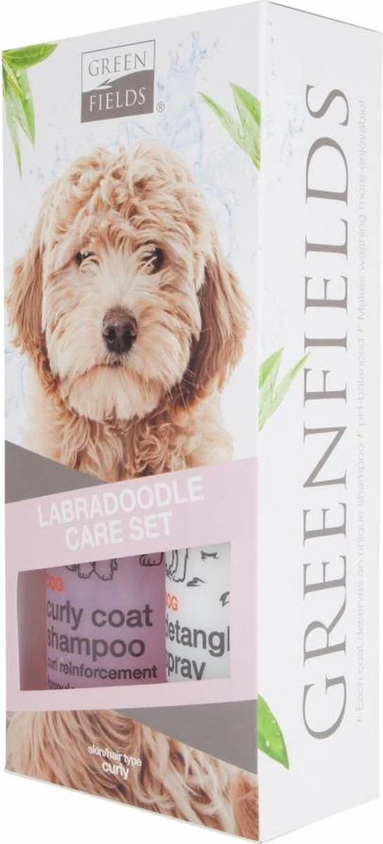 Greenfields Labradoodle Vacht Verzorgingsset - Shampoo En Anti-Klit Spray Voor Langharige Of Krullende Vacht - Afbeelding 9