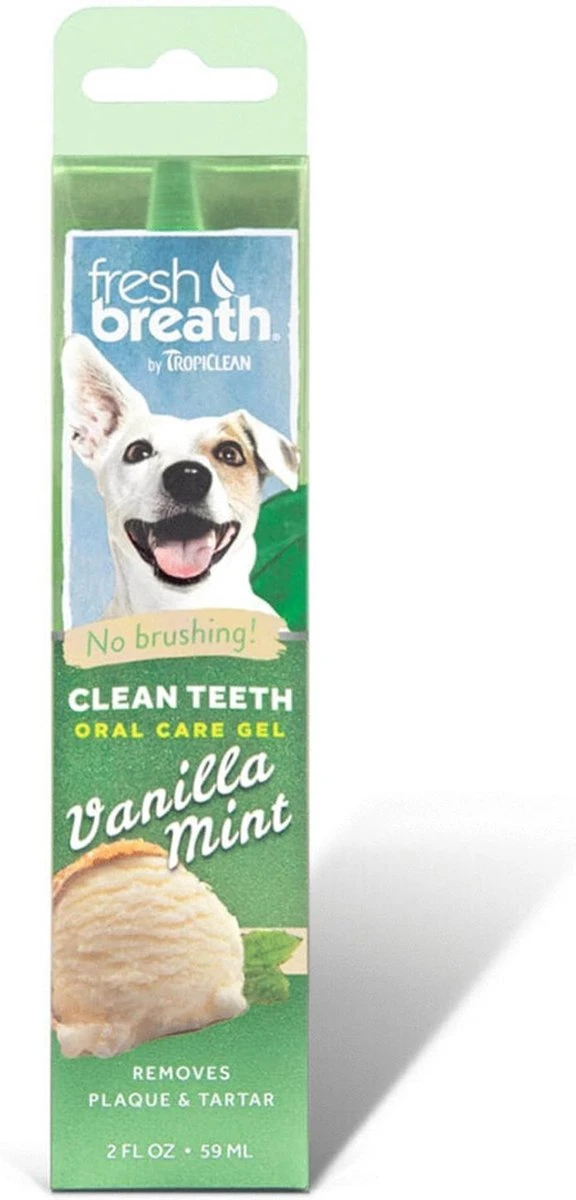 Tropiclean Fresh Breath Clean Teeth Oral Care Gel - Gebitsverzorging - Mint 59 Ml - Afbeelding 3