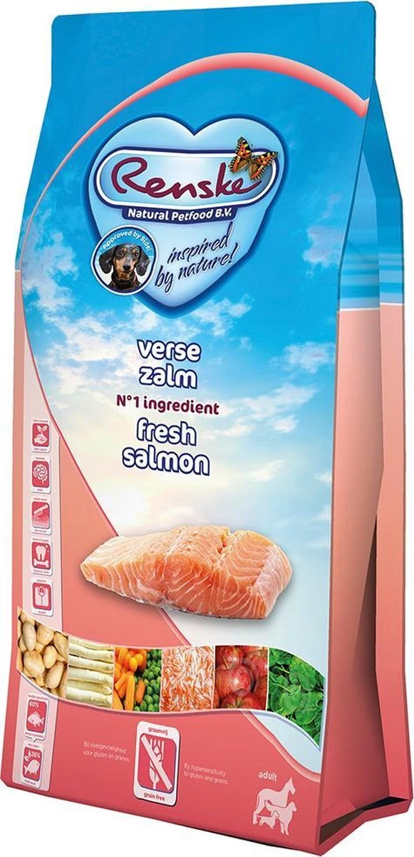Renske Adult Zalm Graanvrij - Hondenvoer - 2 Kg - Afbeelding 5
