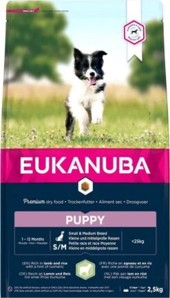 Eukanuba Puppy Small & Medium Breed | Lam,2.5 Kg