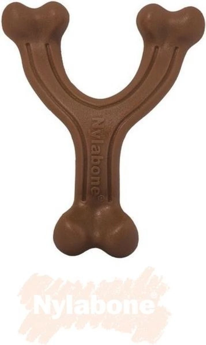 Nylabone Extreme Kauwbot Vorkbeen - Voor De Krachtigste Kauwers - Bizon Of Kipsmaak - S/M/L - Smaak: Bizon, Maat: Large - Afbeelding 12