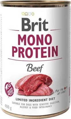 BRIT Mono Protein Rund - Hondenvoer - 6 X 400 Gram