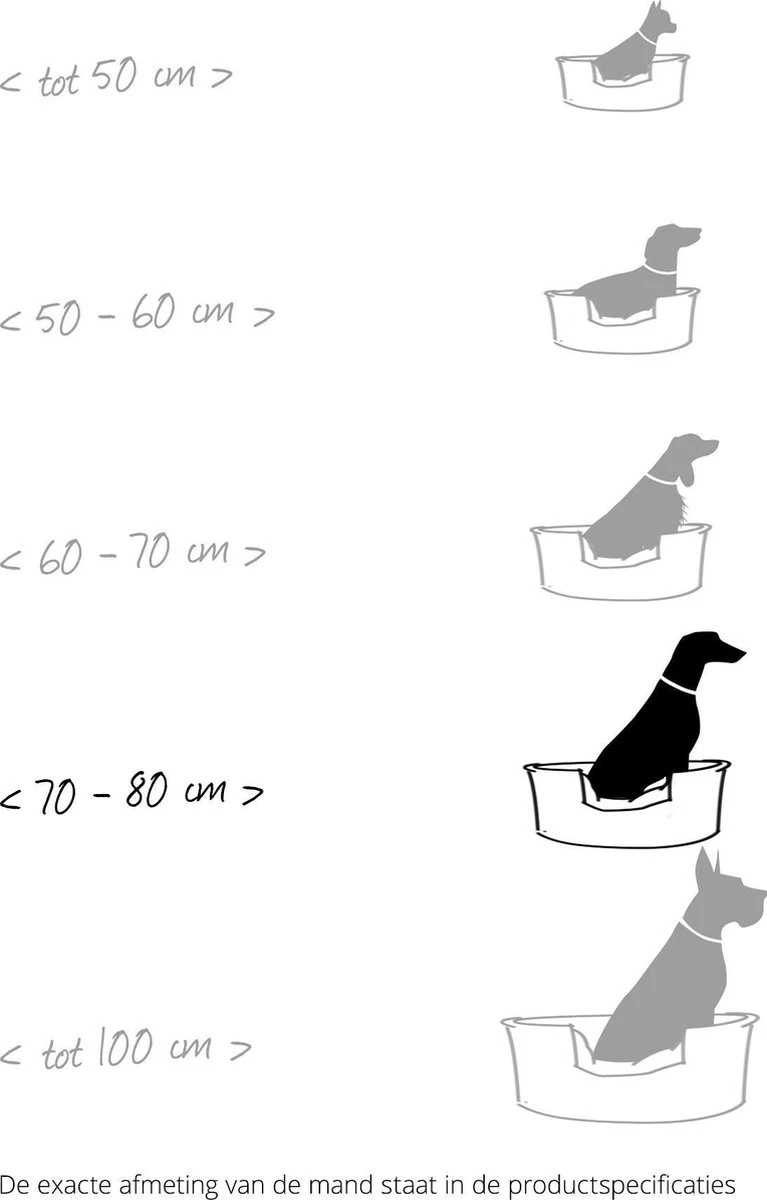 Flamingo - Hondenmand Domus - XL - Grijs - 80/92 X 61 X 26 Cm - Afbeelding 2