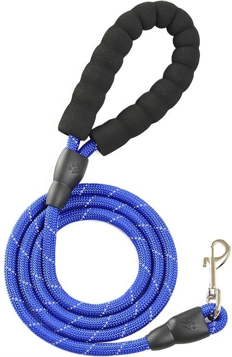 Hondenriem 300cm 3 Meter Extra Sterk Blauw Hond Riem