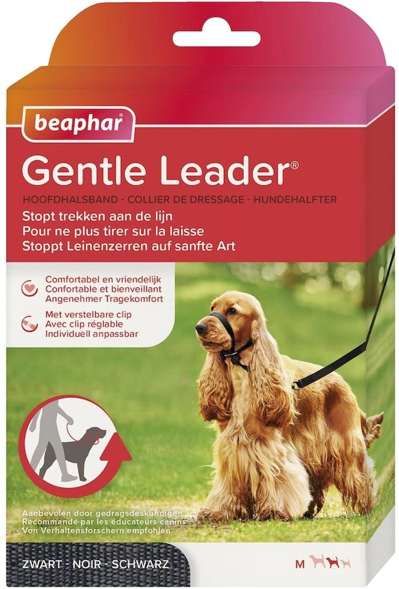 Gentle Leader Hoofdhalster Medium Zwart Beaphar - Afbeelding 9