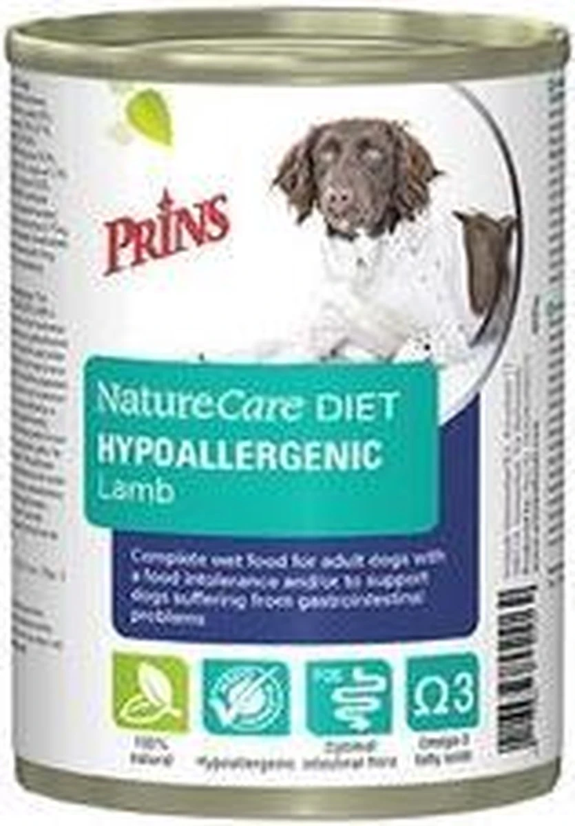 Prins Naturecare Diet Dog Hypoallegenic - Lam - Hondenvoer - 6 X 400 G - Afbeelding 4