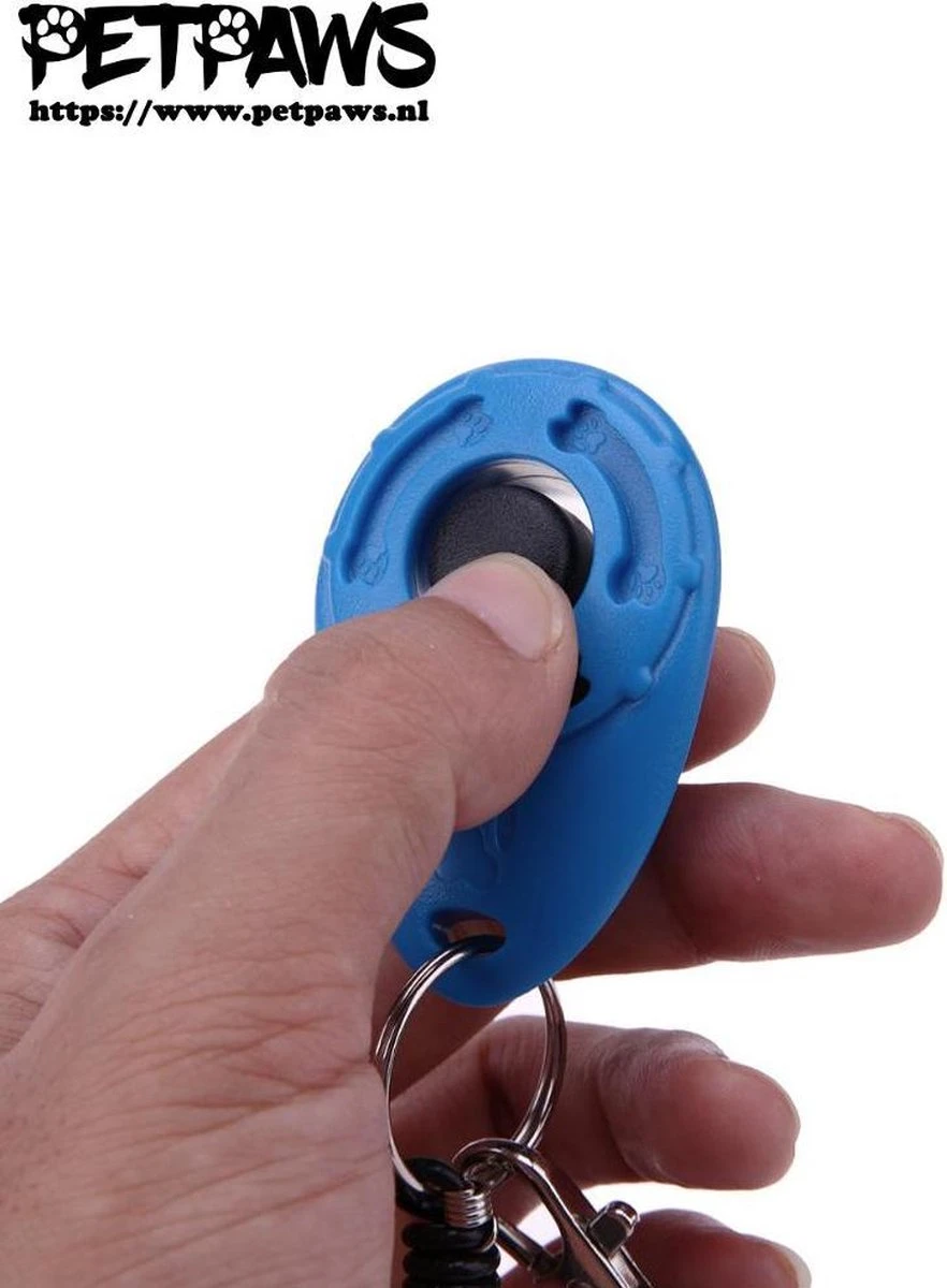 Merkloos PetPaws - Training Clicker Voor De Hond - Wit - Afbeelding 2