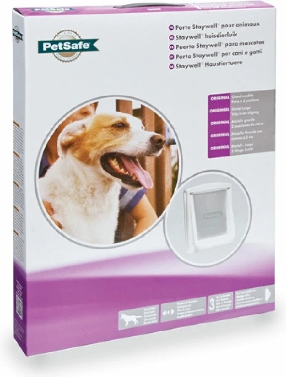 Petsafe 760 Hondenluik - L - Wit - 37 X 31,4 Cm