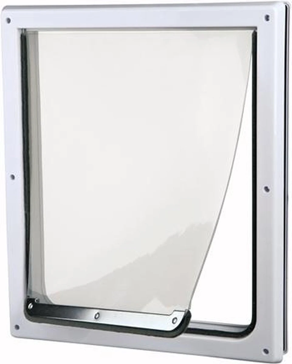 Trixie 2-Weg Hondenluik Wit - M-XL 39 X 45 CM - Afbeelding 7