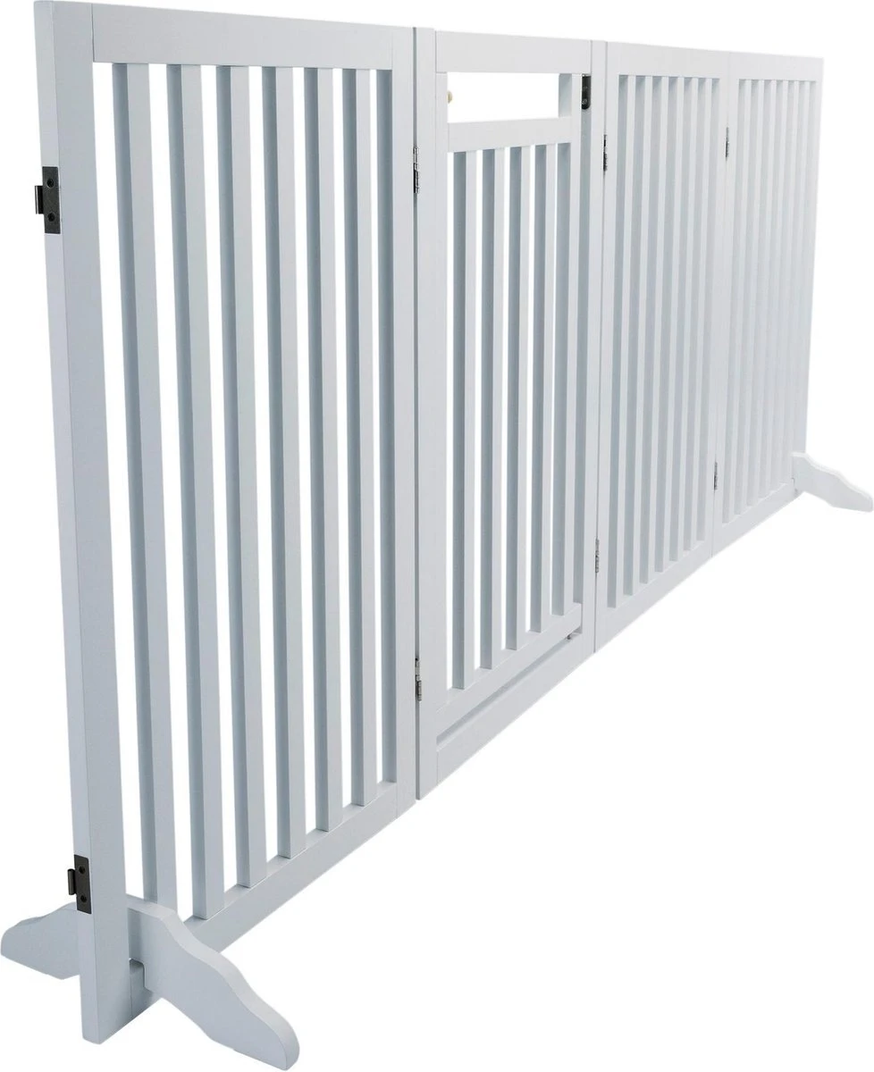 Trixie Hondenhek Met Deur Wit - 60-160 X 81 CM - Afbeelding 6